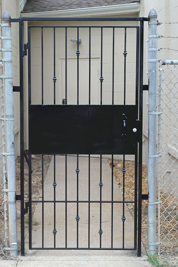Iron Keyed Security Gate